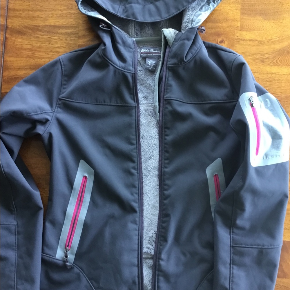Eddie Bauer xs fleece lined jacket
